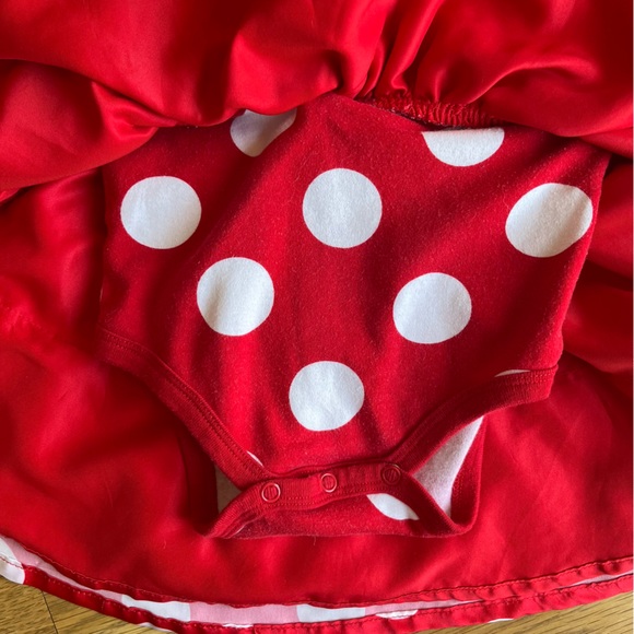 Disney Minnie Mouse Dress with bodysuit/tulle skirt - 18 - 24 months - Picture 4 of 6